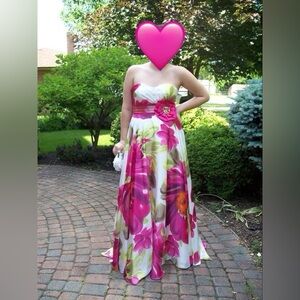 Floral prom dress